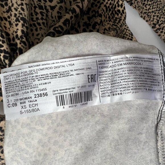 Nwt - Mango, Women’s Printed Long Sleeve T-Shirt. Size : Xs. - Picture 7 of 12